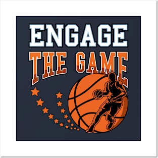 Basketball Sport | ENGAGE THE GAME Posters and Art